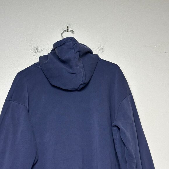 Yale University Blue Hoodie Men XL Embroidered College Sweatshirts Pullover Fall - Picture 7 of 11